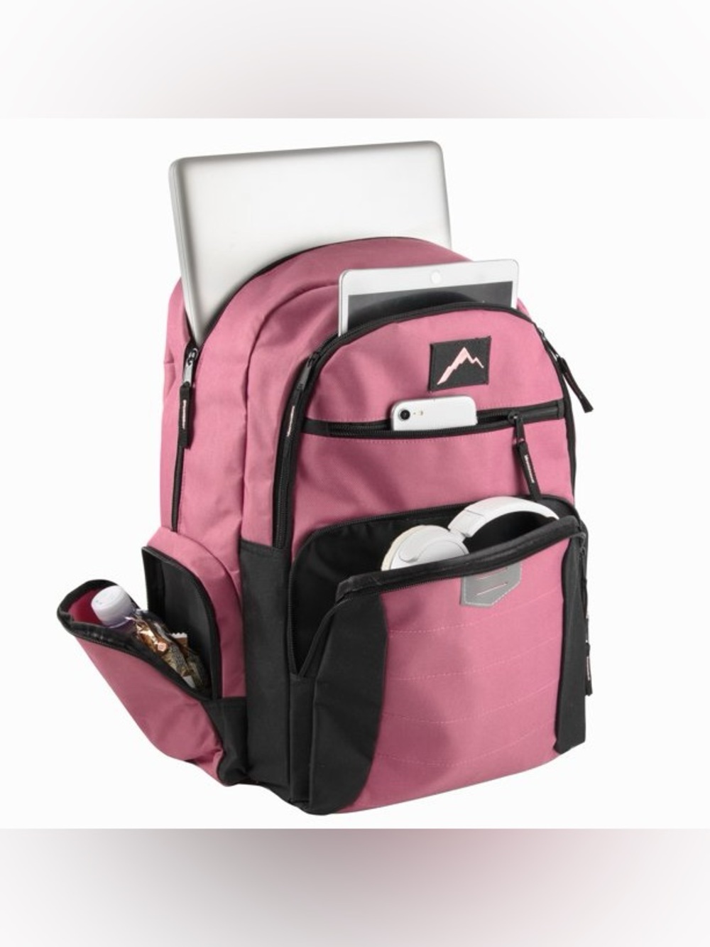 Multi Compartment Backpack in Purple & Black NWT - Picture 5 of 6